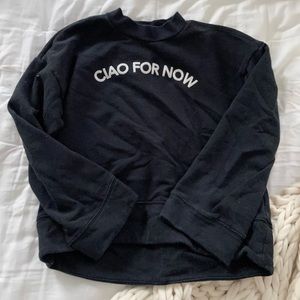 Madewell ciao for now sweatshirt